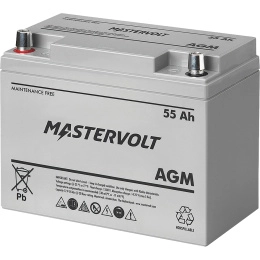 Аккумуляторная батарея Mastervolt AGM, 12 В, 55 АЧ (10267575)